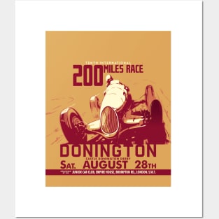 Donington Vintage Race Posters and Art